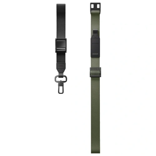 Uniwersalna smycz do telefonu 2w1 UNIQ Vista zielono-czarny