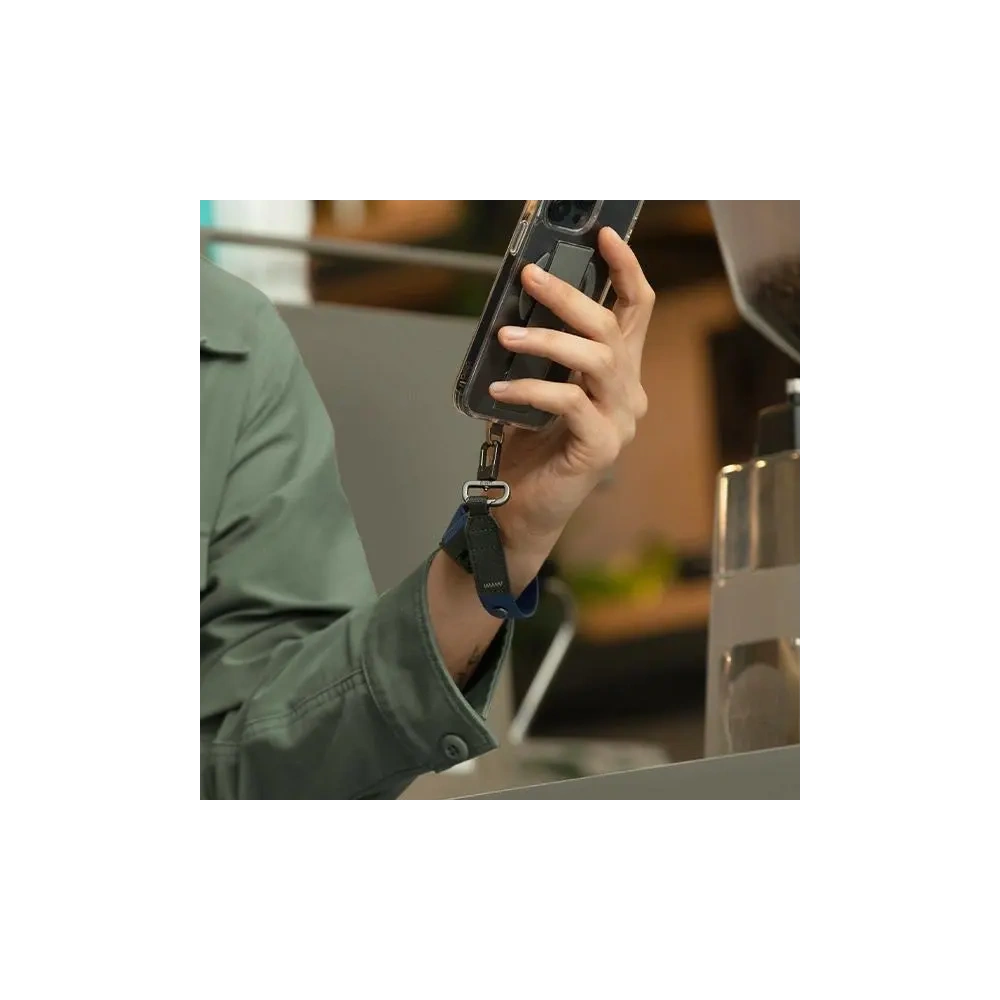 Uniwersalna smycz do telefonu 2w1 UNIQ Vista biały