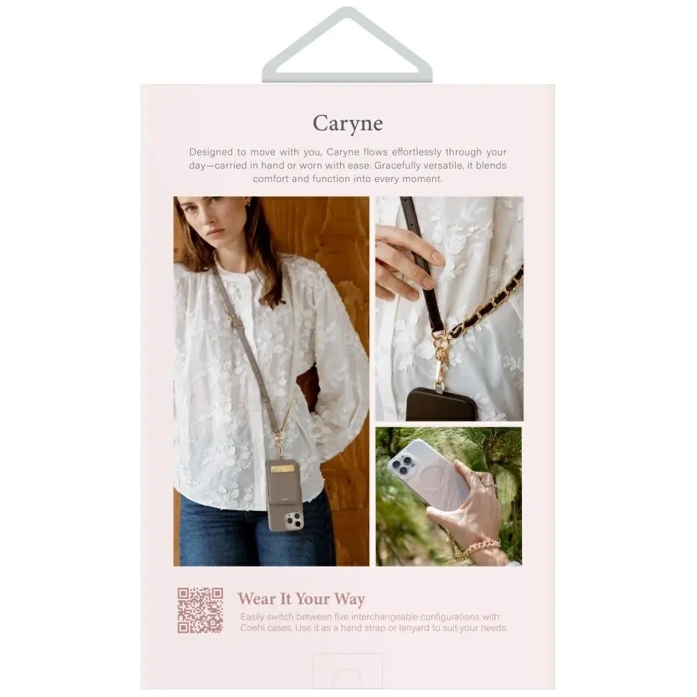 Uniwersalna smycz do telefonu 3w1 UNIQ Coehl Caryne z portfelem na karty pebble