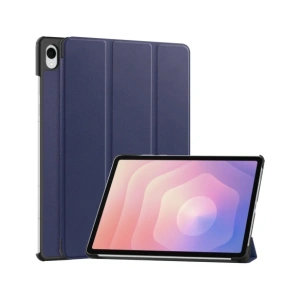 Etui z klapką Bizon Case Tab Croc do Samsung Galaxy Tab S11 Ultra granatowe Etui z klapką Bizon Case Tab Croc do Samsung Galaxy Tab S11 Ultra granatowe