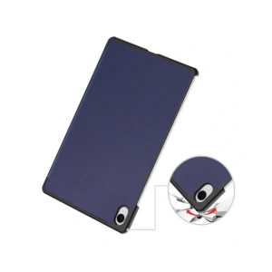 Etui z klapką Bizon Case Tab Croc do Samsung Galaxy Tab S11 Ultra granatowe Etui z klapką Bizon Case Tab Croc do Samsung Galaxy Tab S11 Ultra granatowe