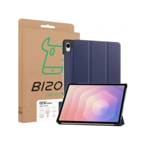 Etui z klapką Bizon Case Tab Croc do Samsung Galaxy Tab S11 Ultra granatowe Etui z klapką Bizon Case Tab Croc do Samsung Galaxy Tab S11 Ultra granatowe