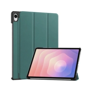 Etui z klapką Bizon Case Tab Croc do Samsung Galaxy Tab S11 Ultra ciemnozielone Etui z klapką Bizon Case Tab Croc do Samsung Galaxy Tab S11 Ultra ciemnozielone