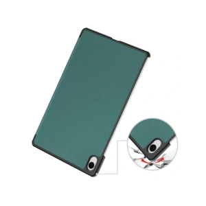 Etui z klapką Bizon Case Tab Croc do Samsung Galaxy Tab S11 Ultra ciemnozielone Etui z klapką Bizon Case Tab Croc do Samsung Galaxy Tab S11 Ultra ciemnozielone