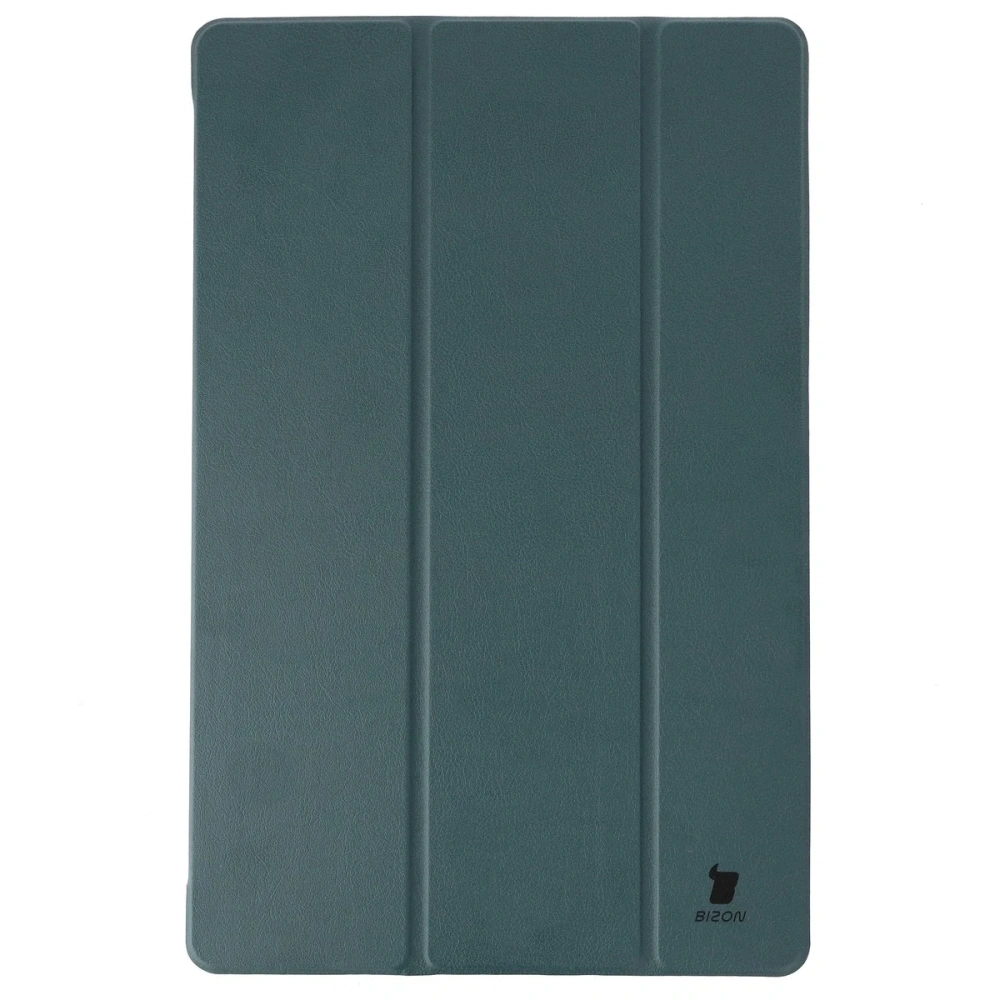 Etui z klapką Bizon Case Tab Croc do Samsung Galaxy Tab S11 Ultra ciemnozielone