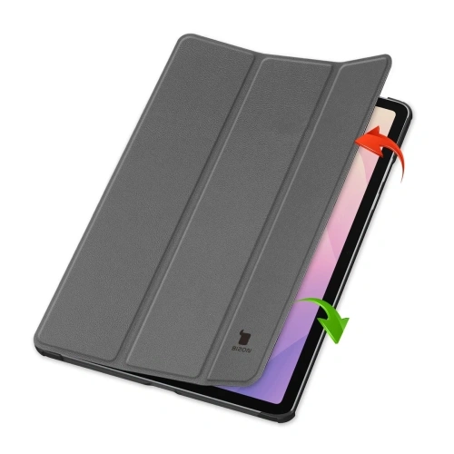Etui z klapką Bizon Case Tab Croc do Samsung Galaxy Tab S11 Ultra szare Etui z klapką Bizon Case Tab Croc do Samsung Galaxy Tab S11 Ultra szare