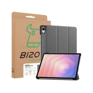 Etui z klapką Bizon Case Tab Croc do Samsung Galaxy Tab S11 Ultra szare Etui z klapką Bizon Case Tab Croc do Samsung Galaxy Tab S11 Ultra szare