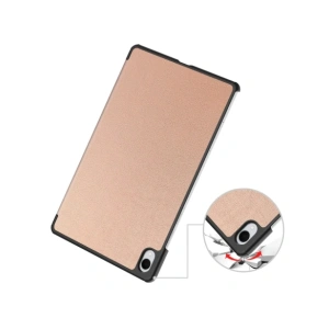 Etui z klapką Bizon Case Tab Croc do Samsung Galaxy Tab S11 Ultra różowozłote Etui z klapką Bizon Case Tab Croc do Samsung Galaxy Tab S11 Ultra różowozłote