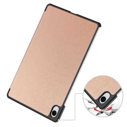 Etui z klapką Bizon Case Tab Croc do Samsung Galaxy Tab S11 Ultra różowozłote Etui z klapką Bizon Case Tab Croc do Samsung Galaxy Tab S11 Ultra różowozłote