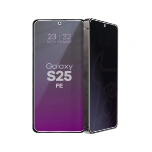 Prywatyzujące szkło hybrydowe Bizon Glass Mule Shadow do Samsung Galaxy S25 FE matowe Prywatyzujące szkło hybrydowe Bizon Glass Mule Shadow do Samsung Galaxy S25 FE matowe