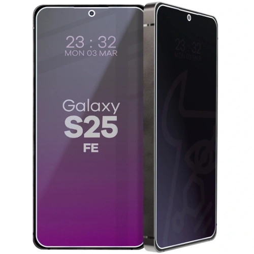 Prywatyzujące szkło hybrydowe Bizon Glass Mule Shadow do Samsung Galaxy S25 FE matowe Prywatyzujące szkło hybrydowe Bizon Glass Mule Shadow do Samsung Galaxy S25 FE matowe