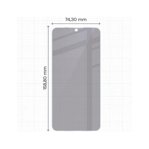 Prywatyzujące szkło hybrydowe Bizon Glass Mule Shadow do Samsung Galaxy S25 FE matowe Prywatyzujące szkło hybrydowe Bizon Glass Mule Shadow do Samsung Galaxy S25 FE matowe