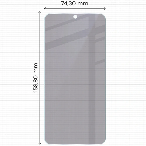 Prywatyzujące szkło hybrydowe Bizon Glass Mule Shadow do Samsung Galaxy S25 FE matowe Prywatyzujące szkło hybrydowe Bizon Glass Mule Shadow do Samsung Galaxy S25 FE matowe