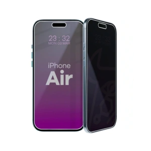 Prywatyzujące szkło hybrydowe Bizon Glass Mule Shadow do Apple iPhone Air matowe