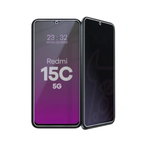 Prywatyzujące szkło hybrydowe Bizon Glass Mule Shadow do Xiaomi Redmi 15C 5G matowe Prywatyzujące szkło hybrydowe Bizon Glass Mule Shadow do Xiaomi Redmi 15C 5G matowe