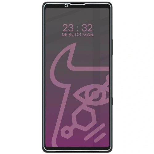 Prywatyzujące szkło hybrydowe Bizon Glass Mule Shadow do Sony Xperia 10 VII matowe