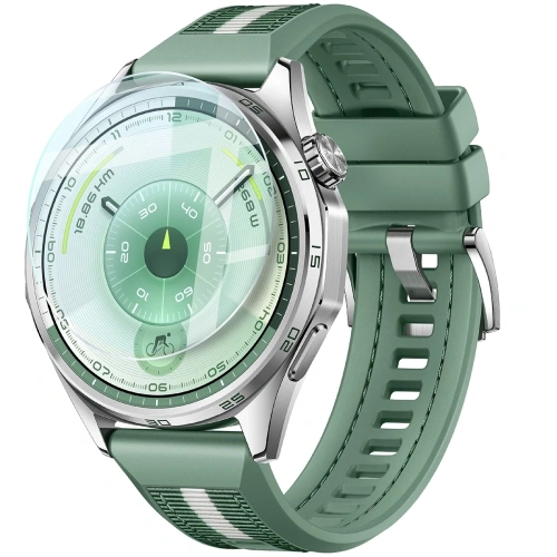 Szkło hartowane na ekran Bizon Glass Watch Clear do Huawei Watch GT6 46mm