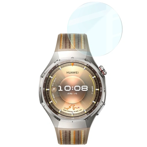 Szkło hartowane na ekran Bizon Glass Watch Clear do Huawei Watch GT6 Pro 46mm