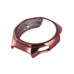 Etui z osłoną ekranu Bizon Case Watch Felipe do Huawei Watch GT6 Pro 46mm różowe