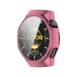 Etui z osłoną ekranu Bizon Case Watch Felipe do Huawei Watch GT6 Pro 46mm różowe