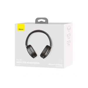 Bezprzewodowe słuchawki nauszne Baseus Encok D02 Pro Bluetooth 5.3 (czarne)