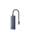 HUB 5w1 Baseus UltraJoy 5-Port USB-C / HDMI4K@30Hz, 4xUSB-A 3.0 Szary HUB 5w1 Baseus UltraJoy 5-Port USB-C / HDMI4K@30Hz, 4xUSB-A 3.0 Szary