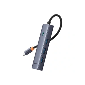 HUB 5w1 Baseus UltraJoy 5-Port USB-C / HDMI4K@30Hz, 4xUSB-A 3.0 Szary HUB 5w1 Baseus UltraJoy 5-Port USB-C / HDMI4K@30Hz, 4xUSB-A 3.0 Szary