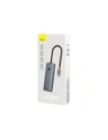 HUB 5w1 Baseus UltraJoy 5-Port USB-C / HDMI4K@30Hz, 4xUSB-A 3.0 Szary HUB 5w1 Baseus UltraJoy 5-Port USB-C / HDMI4K@30Hz, 4xUSB-A 3.0 Szary