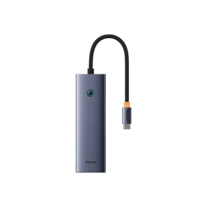 HUB 7w1 Baseus UltraJoy 7-Port USB-C / HDMI4K@30Hz, 2xUSB-A 3.0, USB-C PD, RJ45, SD/TF3.0 HUB 7w1 Baseus UltraJoy 7-Port USB-C / HDMI4K@30Hz, 2xUSB-A 3.0, USB-C PD, RJ45, SD/TF3.0