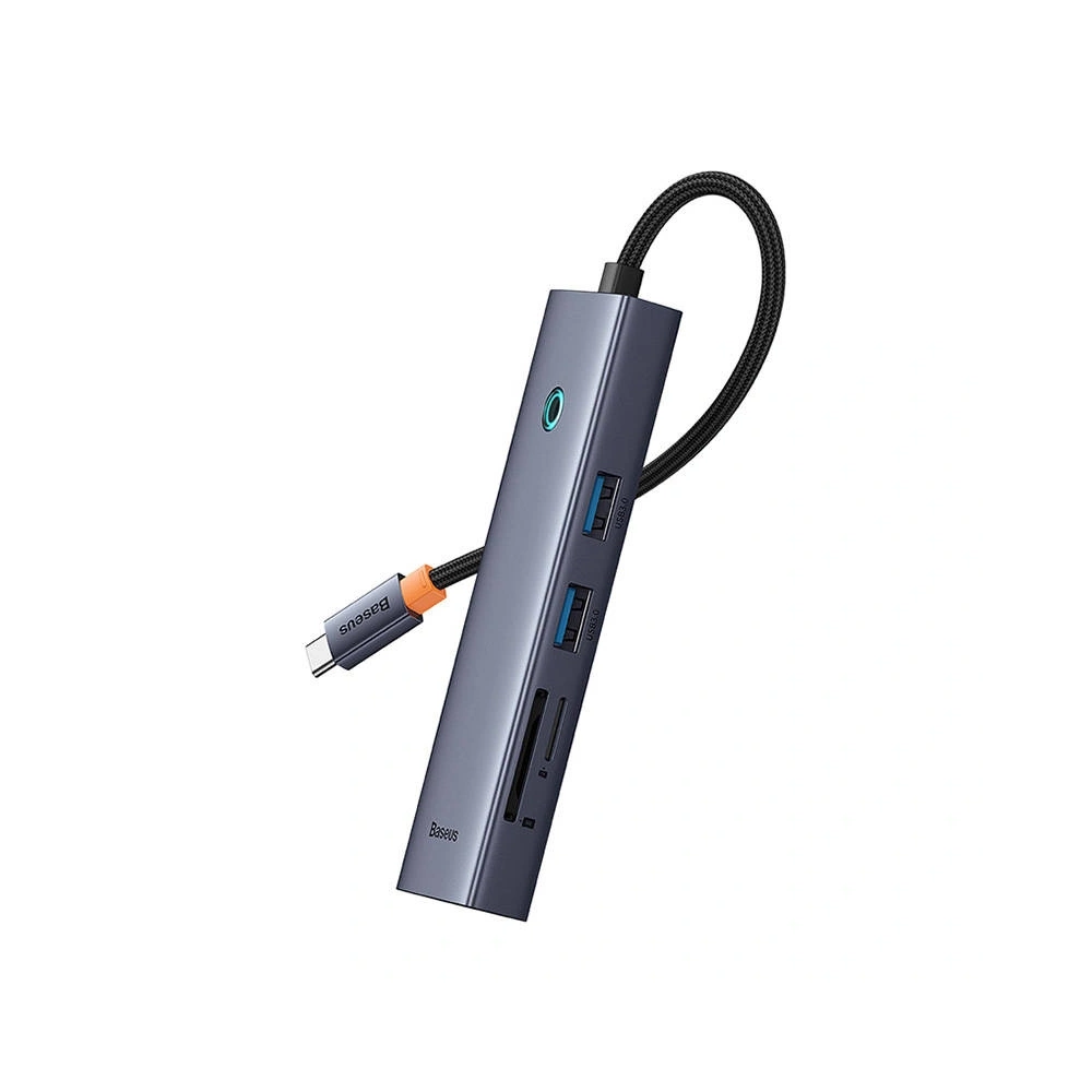 HUB 7w1 Baseus UltraJoy 7-Port USB-C / HDMI4K@30Hz, 2xUSB-A 3.0, USB-C PD, RJ45, SD/TF3.0