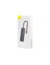 HUB 7w1 Baseus UltraJoy 7-Port USB-C / HDMI4K@30Hz, 2xUSB-A 3.0, USB-C PD, RJ45, SD/TF3.0 HUB 7w1 Baseus UltraJoy 7-Port USB-C / HDMI4K@30Hz, 2xUSB-A 3.0, USB-C PD, RJ45, SD/TF3.0