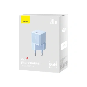 Mini ładowarka sieciowa Baseus GaN5 20W (niebieska)