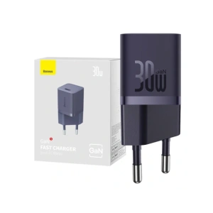 Mini ładowarka sieciowa Baseus GaN5 30W (fioletowa)