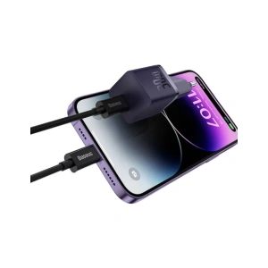 Mini ładowarka sieciowa Baseus GaN5 30W (fioletowa)