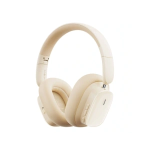 Bezprzewodowe słuchawki nauszne Baseus Bowie H1i ANC Bluetooth 5.3 (białe)