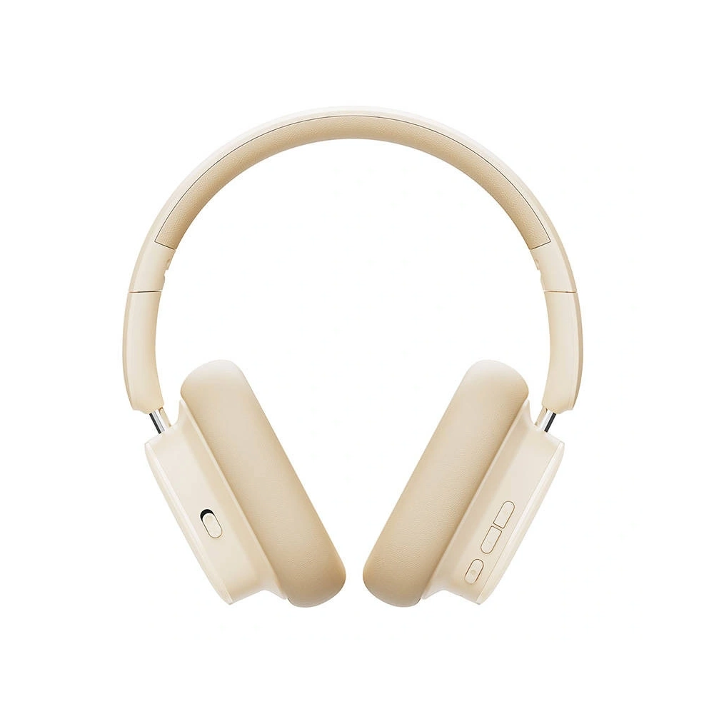 Bezprzewodowe słuchawki nauszne Baseus Bowie H1i ANC Bluetooth 5.3 (białe)