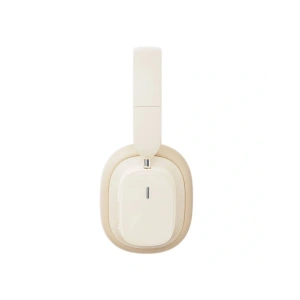 Bezprzewodowe słuchawki nauszne Baseus Bowie H1i ANC Bluetooth 5.3 (białe)
