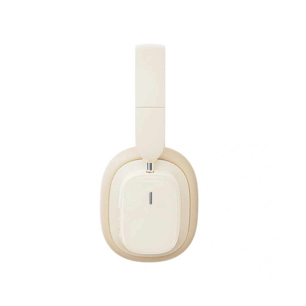 Bezprzewodowe słuchawki nauszne Baseus Bowie H1i ANC Bluetooth 5.3 (białe)