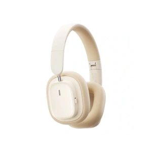 Bezprzewodowe słuchawki nauszne Baseus Bowie H1i ANC Bluetooth 5.3 (białe)