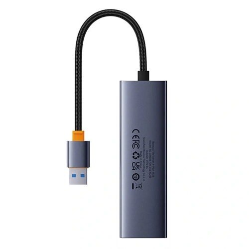 HUB 4w1 Baseus UltraJoy USB-A / 4xUSB-A 3.0 (szary) HUB 4w1 Baseus UltraJoy USB-A / 4xUSB-A 3.0 (szary)