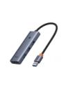 HUB 4w1 Baseus UltraJoy USB-A / 4xUSB-A 3.0 (szary) HUB 4w1 Baseus UltraJoy USB-A / 4xUSB-A 3.0 (szary)
