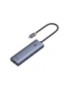 HUB 6w1 Baseus UltraJoy USB-C / HDMI4K@30Hz, 3xUSB-A 3.0+ USB-C PD+RJ45 (szary) HUB 6w1 Baseus UltraJoy USB-C / HDMI4K@30Hz, 3xUSB-A 3.0+ USB-C PD+RJ45 (szary)