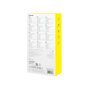 HUB 6w1 Baseus UltraJoy USB-C / HDMI4K@30Hz, 3xUSB-A 3.0+ USB-C PD+RJ45 (szary) HUB 6w1 Baseus UltraJoy USB-C / HDMI4K@30Hz, 3xUSB-A 3.0+ USB-C PD+RJ45 (szary)