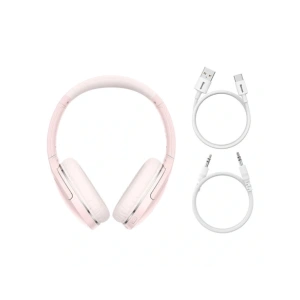 Bezprzewodowe słuchawki nauszne Baseus Encok D02 PRO Bluetooth 5.0 (różowe)