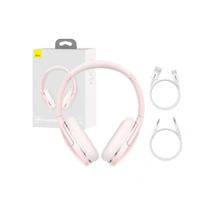 Bezprzewodowe słuchawki nauszne Baseus Encok D02 PRO Bluetooth 5.0 (różowe)
