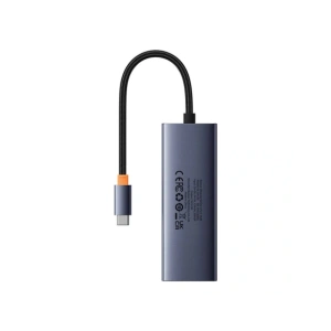 HUB 5w1 Baseus UltraJoy 5-Port USB-C / 4xUSB-A 3.0, USB-C PD Szary HUB 5w1 Baseus UltraJoy 5-Port USB-C / 4xUSB-A 3.0, USB-C PD Szary