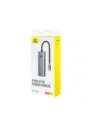 HUB 5w1 Baseus UltraJoy 5-Port USB-C / 4xUSB-A 3.0, USB-C PD Szary HUB 5w1 Baseus UltraJoy 5-Port USB-C / 4xUSB-A 3.0, USB-C PD Szary