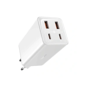 Ładowarka sieciowa Baseus GaN6 Pro 2xUSB-C, 2xUSB-A 100W (biała)