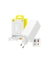 Ładowarka sieciowa Baseus GaN6 Pro 2xUSB-C, 2xUSB-A 100W (biała)