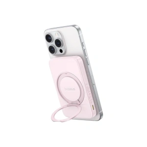Powerbank Baseus ze stojakiem PicoGo Qi2 5000mAh 20W (różowy) Powerbank Baseus ze stojakiem PicoGo Qi2 5000mAh 20W (różowy)